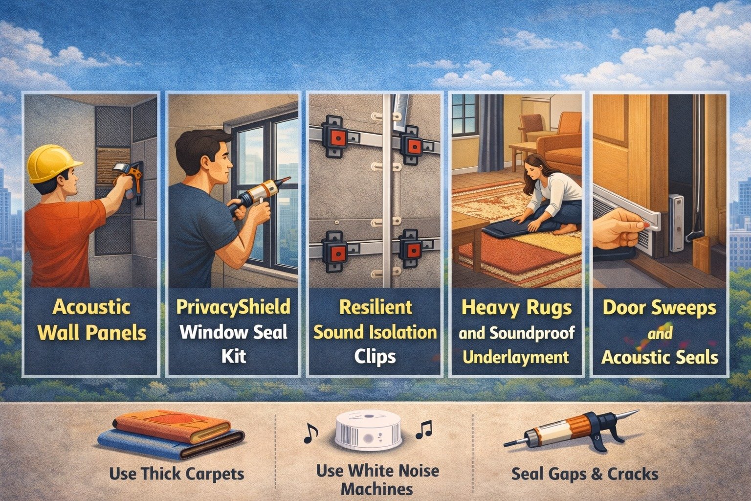 Best apartment soundproofing methods