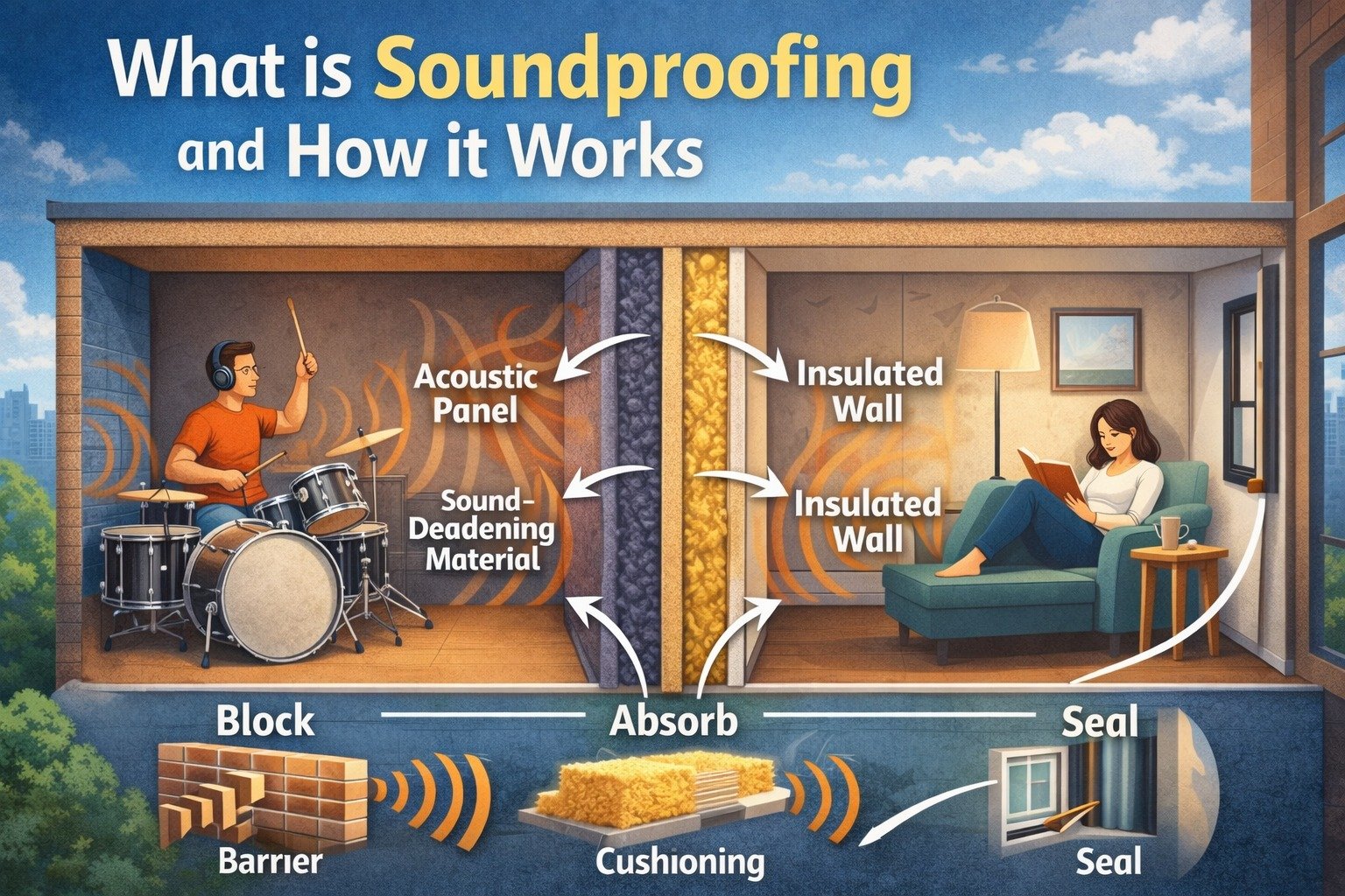 What is soundproofing and how it works