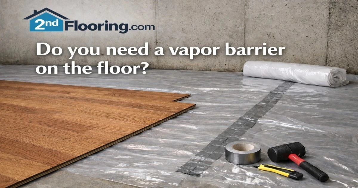 Do you need a vapor barrier on the floor?