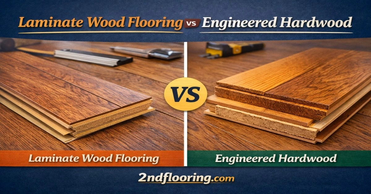 Laminate wood flooring vs engineered hardwood