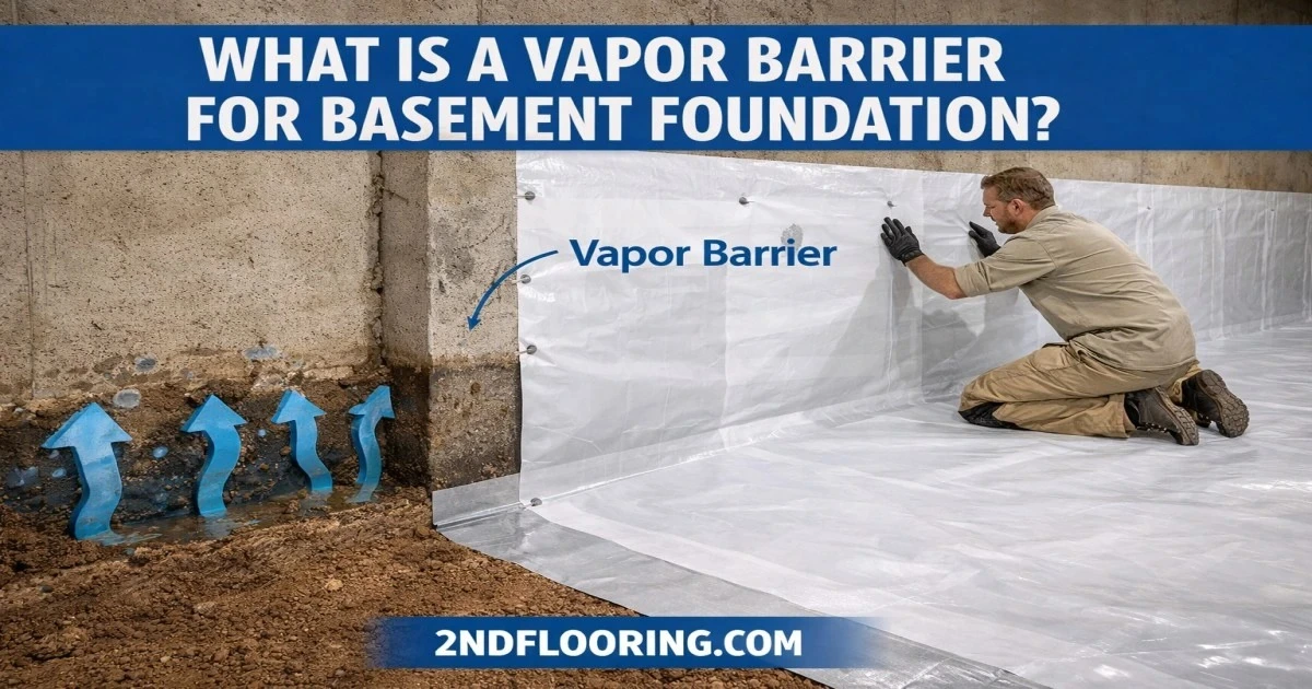 What is a vapor barrier for basement foundation?