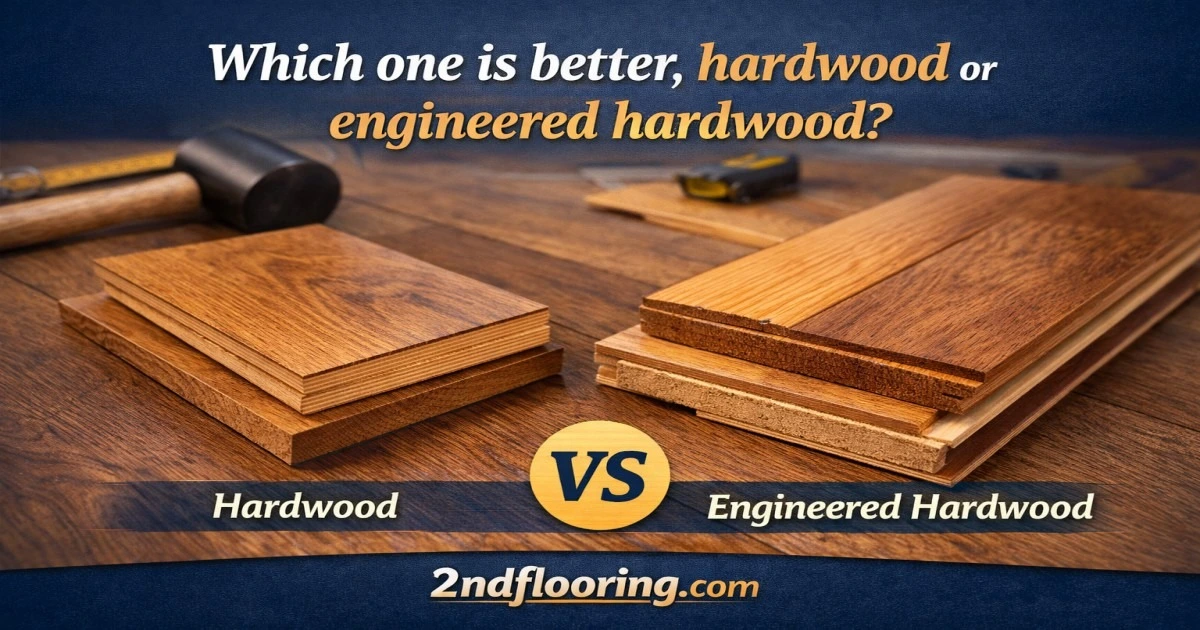 Which one is better, hardwood or engineered hardwood?