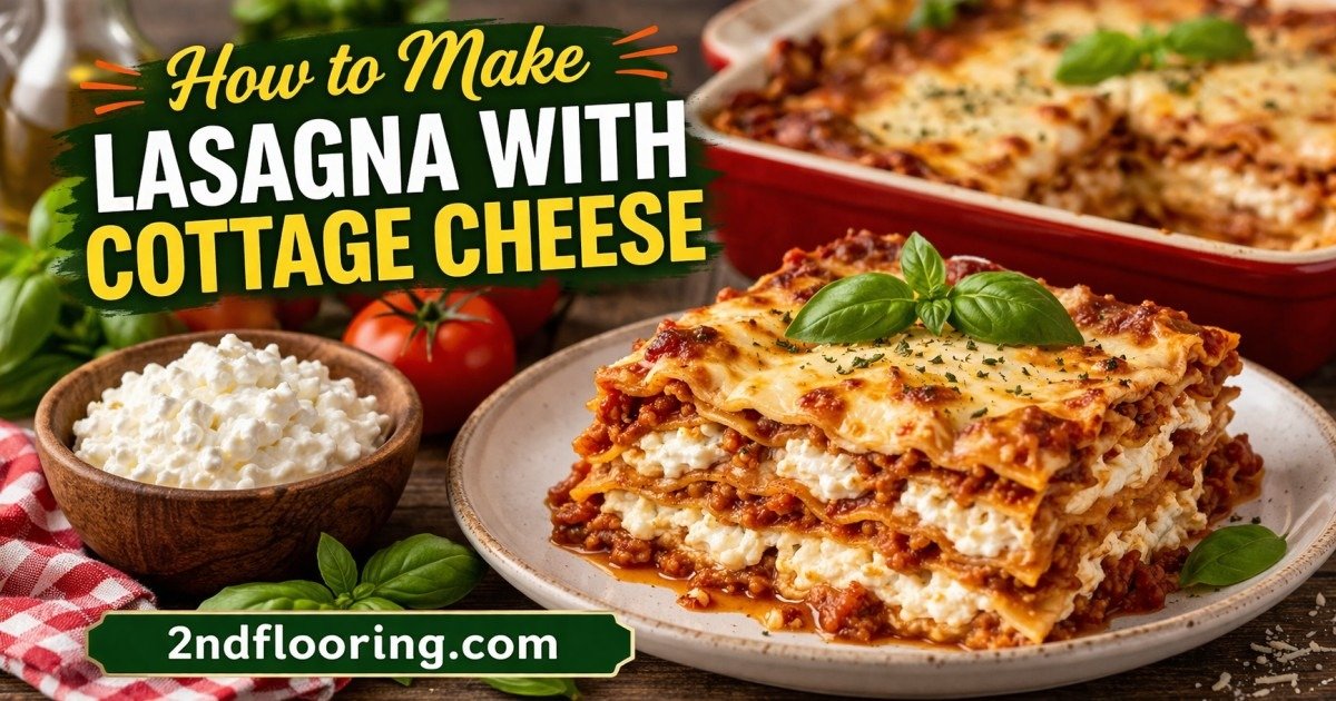 How to make lasagna with cottage cheese