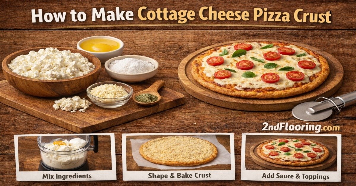 How to make cottage cheese pizza crust