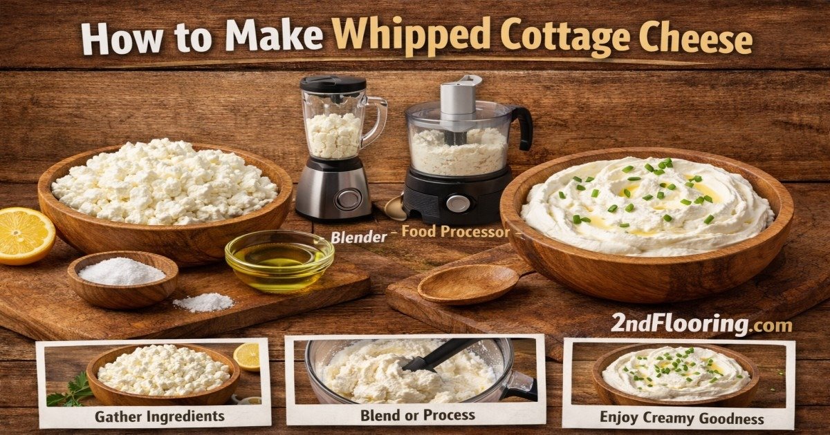 How to make whipped cottage cheese