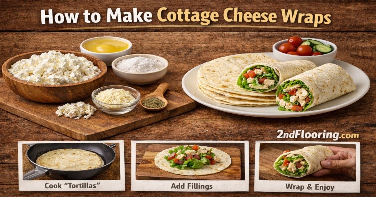 How to make cottage cheese wraps